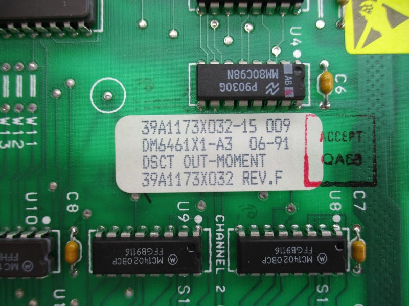 EMERSON DM6461X1-A3 39A1173X032 REV. F UNMP