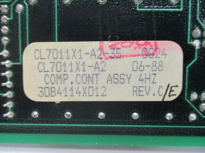 EMERSON CL7011X1-A2 30B4114X012 REV. C/E UNMP