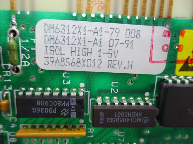 EMERSON DM6312X1-A1 39A8568X012 REV. H UNMP