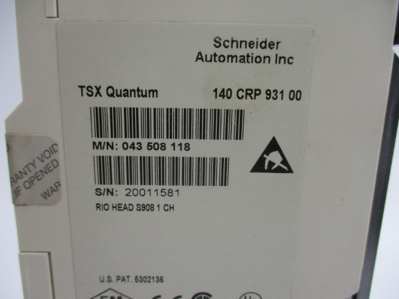 SCHNEIDER AUTOMATION 140CRP93100 NSNP