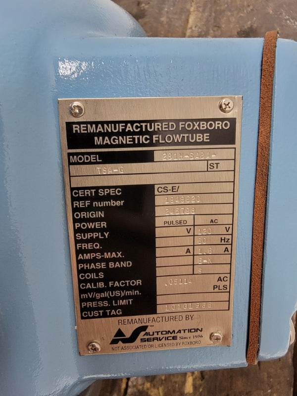 FOXBORO 281H-SABA-TSA-G 120VAC 1.6A REMAN