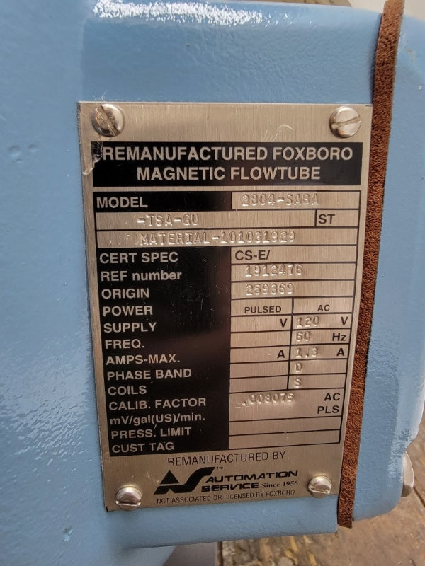 FOXBORO 2804-SABA-TSA-GU 120VAC 1.6A 240PSI REMAN