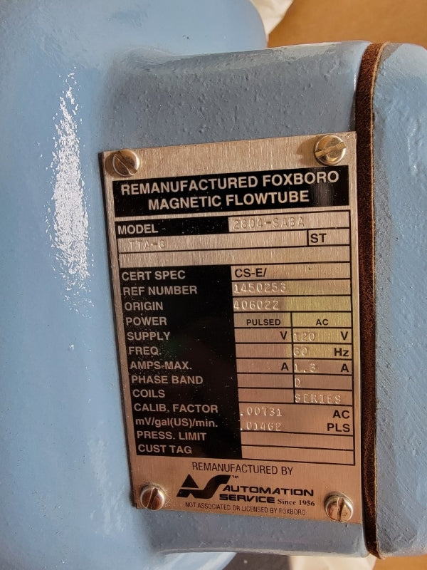 FOXBORO 2804-SABA-TTA-G 120VAC 1.3A REMAN