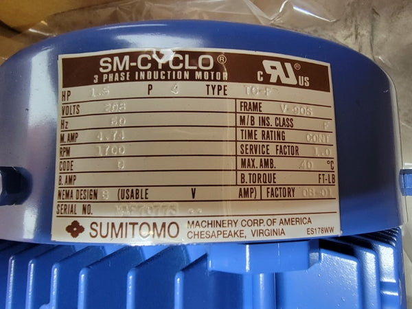 SUMITOMO TC-F CNHM1H-6090-13 208V 4.74A NSNP