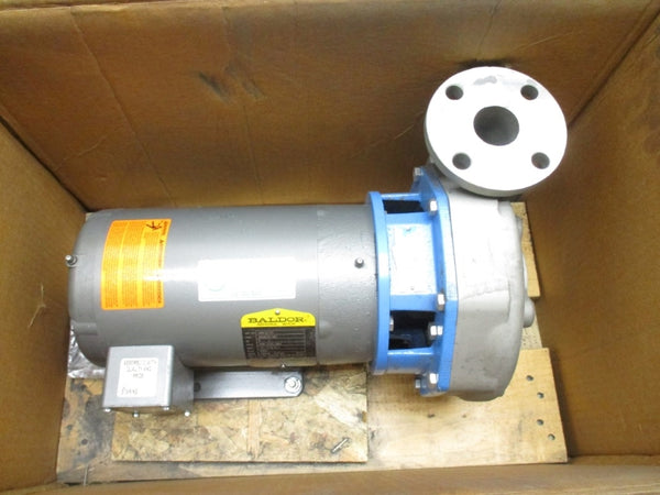 GOULDS PUMPS 3657 5SS1J2L0 W/ BALDOR JMM3212T 208-230/460V 13-12.2/6.1A 1-1/2" X 2-8" NSMP
