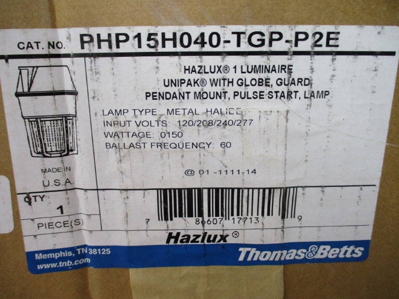 THOMAS&BETTS PHP15H040-TGP-P2E 277V 1.60A NSMP