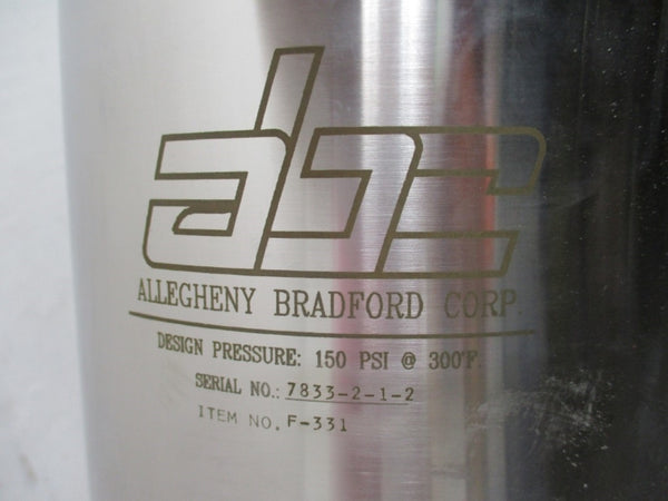 ALLEGHENY BRADFORD F-331 150PSI 300'F NSNP