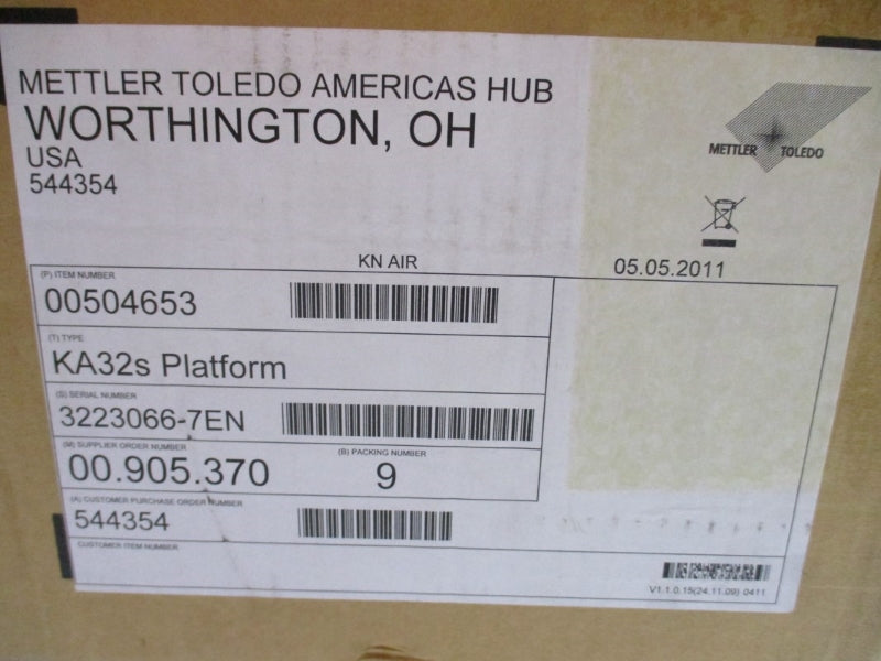 METTLER TOLEDO TBRICK32 00504653 12VDC NSMP