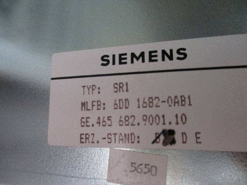 SIEMENS 6DD1682-0AB1 NSMP