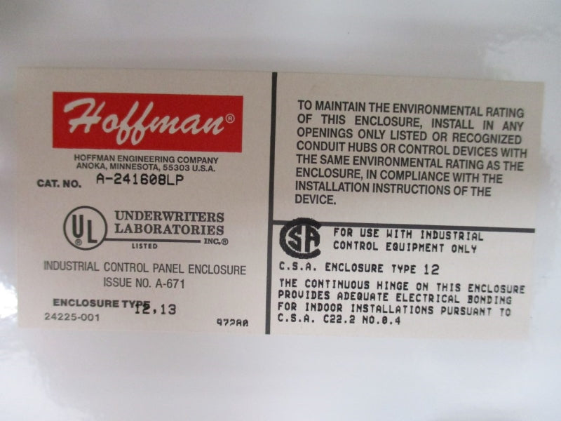 STEARNS 4-3-00460-12 460VAC NSNP