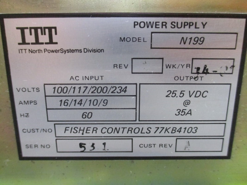 ITT N199 77KB4103 234VAC 16A NSNP