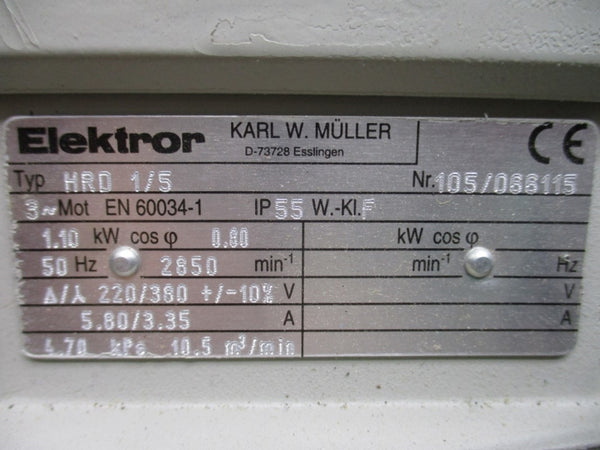 ELEKTROR HRD1/5 105/066115 220/380V 5.80/3.35A NSNP