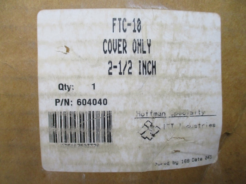 HOFFMAN FTC-10 604040 2-1/2" NSMP