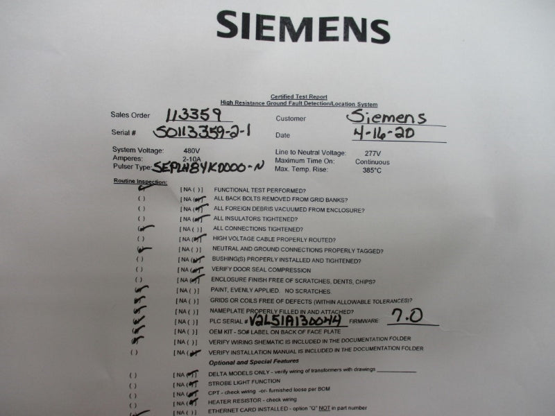 SIEMENS SEPL48YK0000-N NSMP