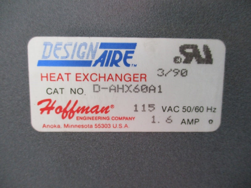 HOFFMAN D-AHX60A1 115VAC 1.6A NSNP