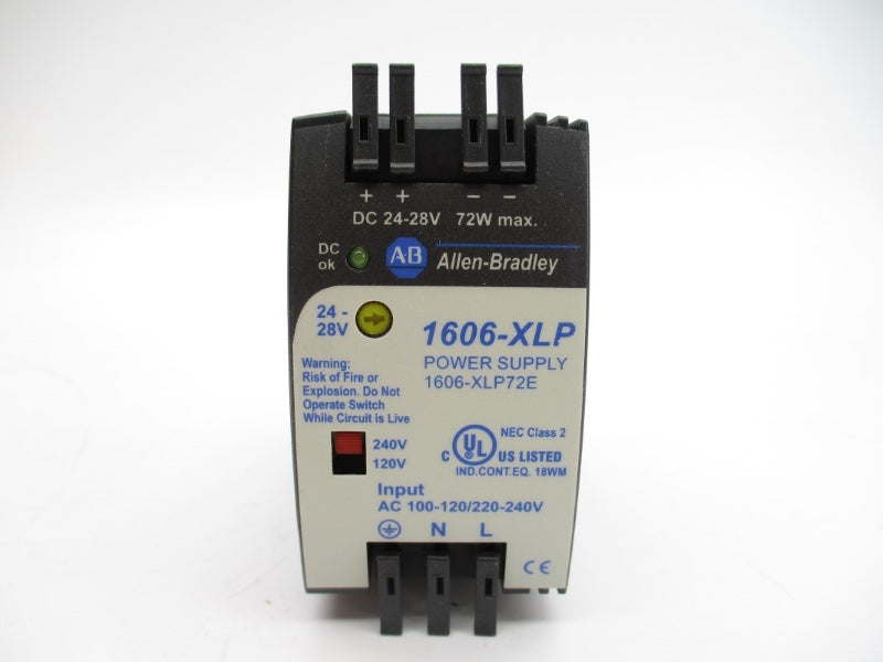 ALLEN BRADLEY 1606-XLP72E SER. A 100-120/220-240VAC 1.6/0.8A NSMP
