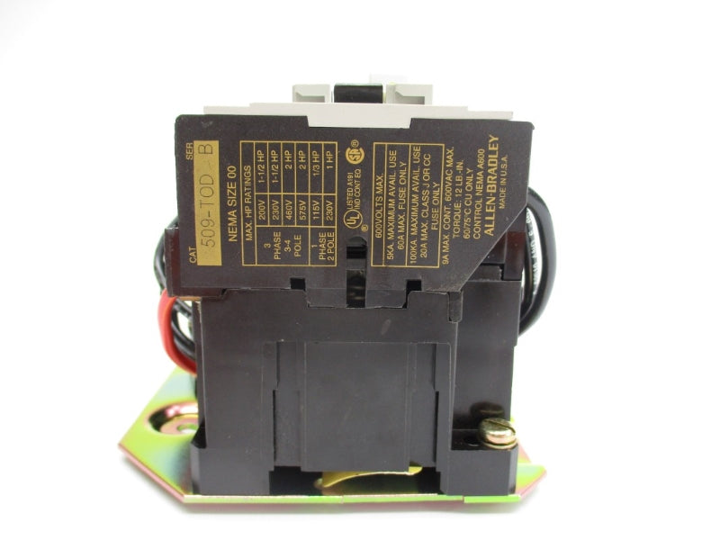 INDUSTRIAL SPARE PART 509-TOD SER. B 110/115-120V 9A (BR/YL) NSMP