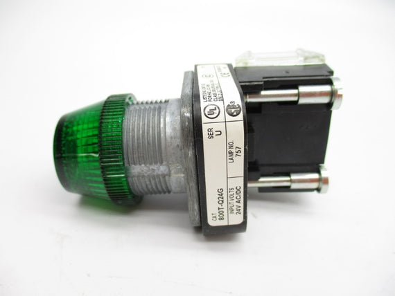 ALLEN BRADLEY 800T-Q24G SER. U 24VAC/DC (WH) NSMP