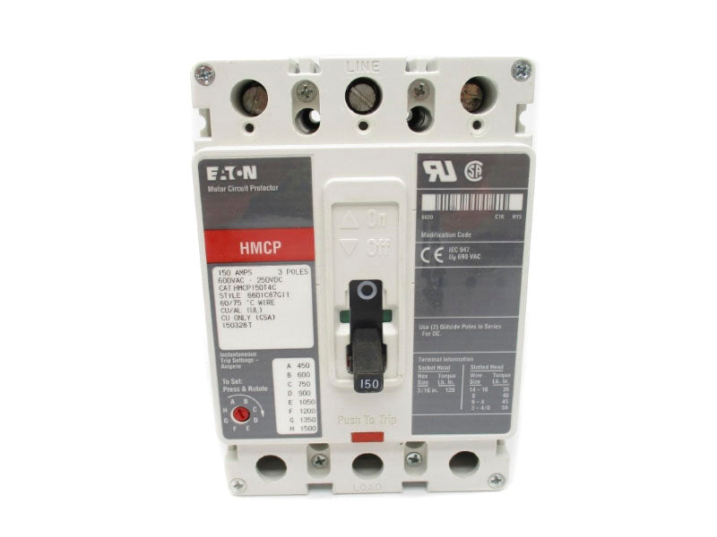 EATON HMCP150T4C 600VAC 150A NSNP