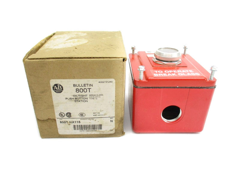 ALLEN BRADLEY 800T-NX115 SER. N (BR/WH) NSMP