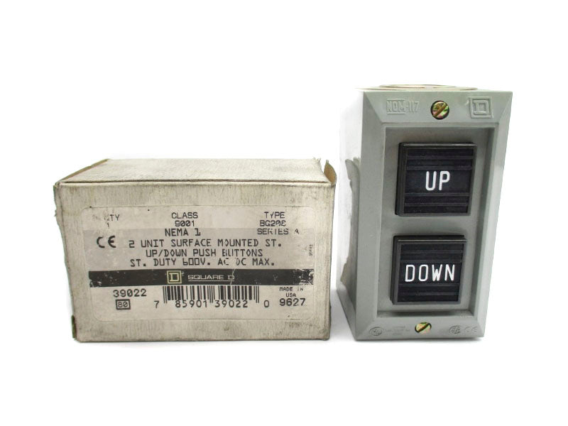 SQUARE D 9001BG208 SER. A 600VAC NSMP