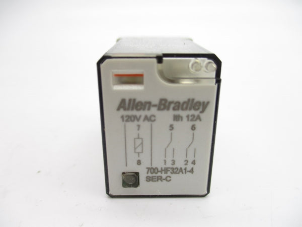 ALLEN BRADLEY 700-HF32A1-4 SER. C 120VAC 12A (WH) NSMP