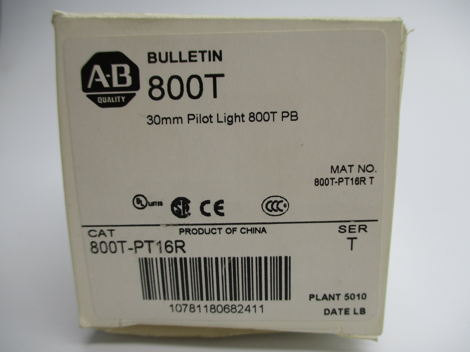 INDUSTRIAL SPARE PART 800T-PT16R SER. T 120V (WH) NSMP