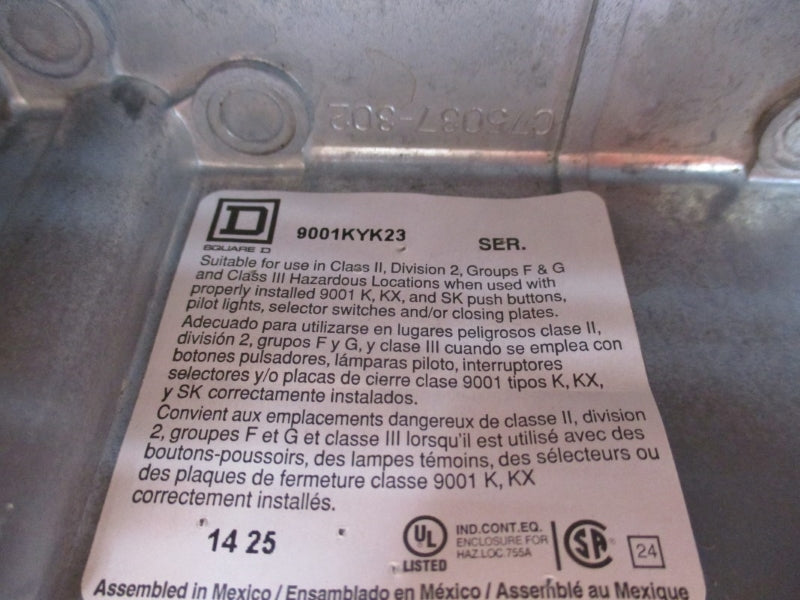 SQUARE D 9001KYK23 NSNP