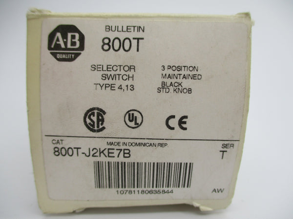 ALLEN BRADLEY 800T-J2KE7B SER. T (WH) NSMP