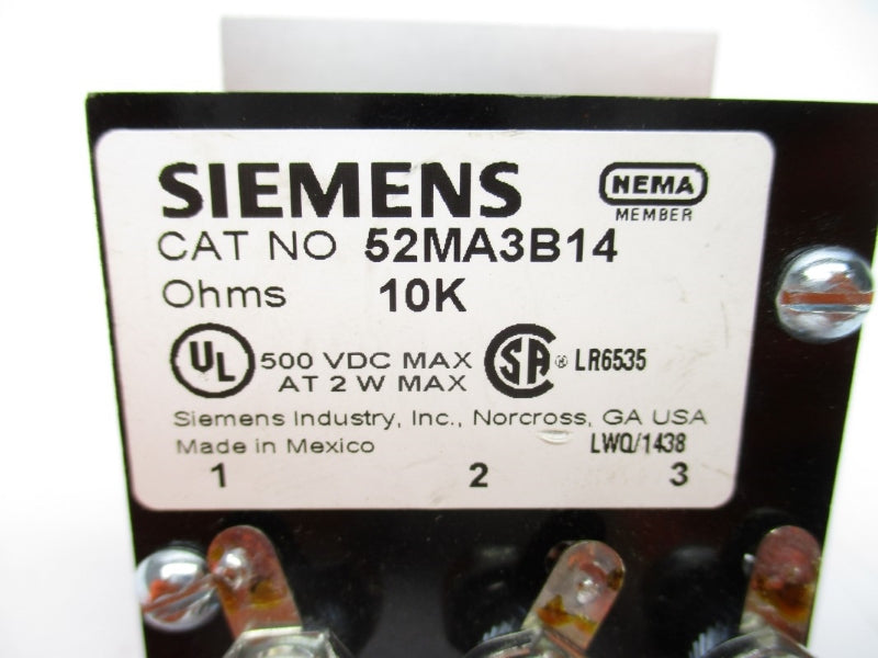 SIEMENS 52MA3B14 500VDC NSNP