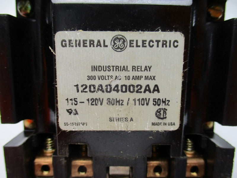 GENERAL ELECTRIC 120A04002AA SER. A 110/115-120V 10A NSNP