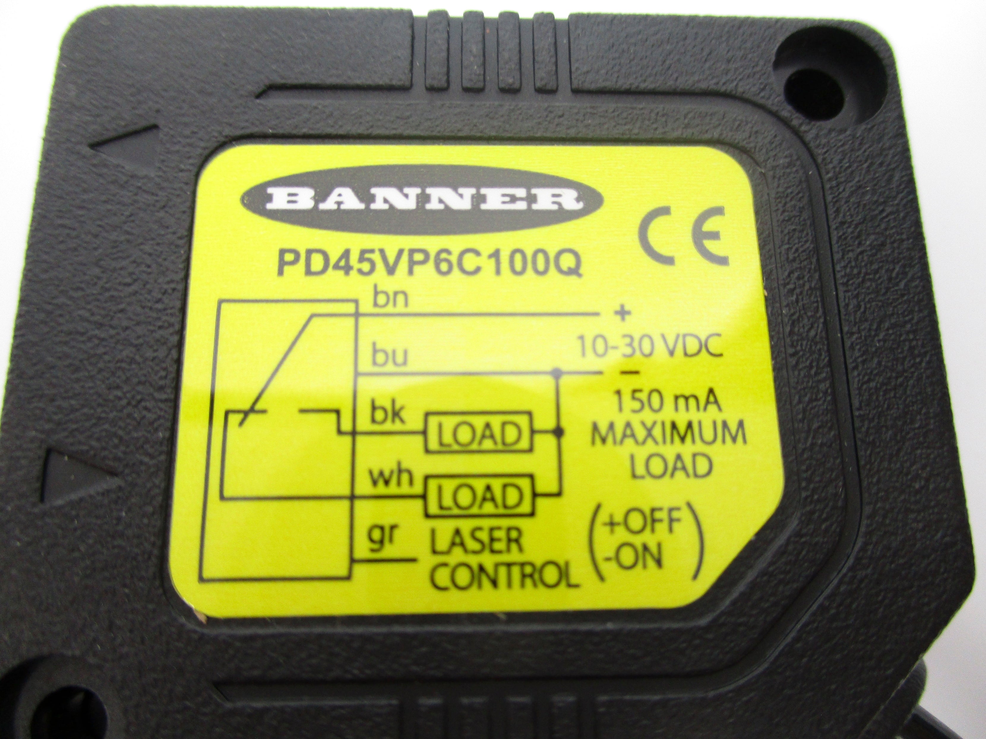 BANNER ENGINEERING PD45VP6C100Q 46289 10-30VDC NSMP