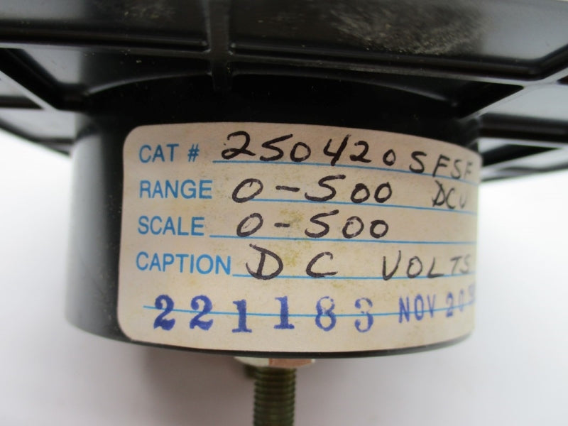 METER 250420SFSF 0-500VDC NSNP