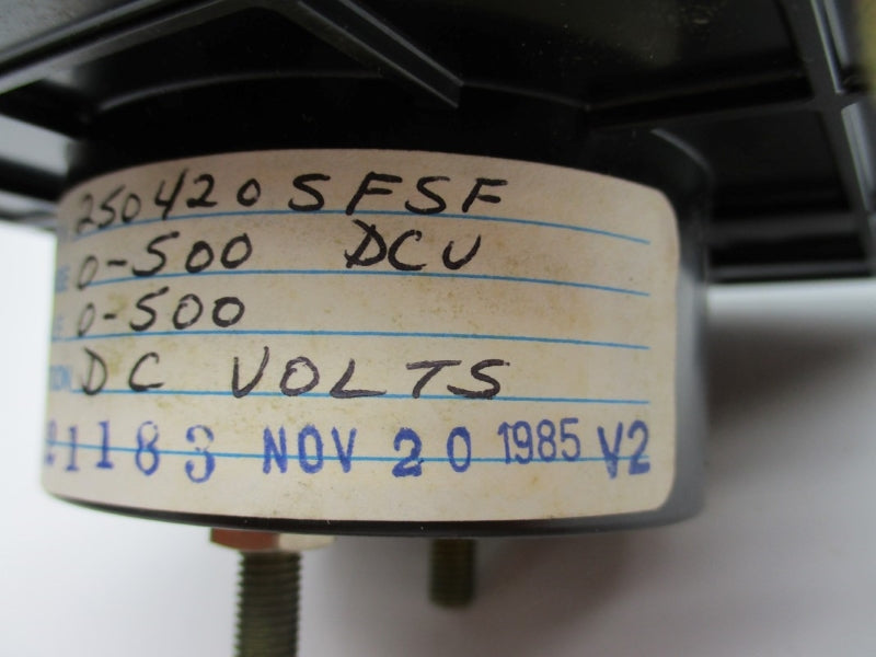 METER 250420SFSF 0-500VDC NSNP