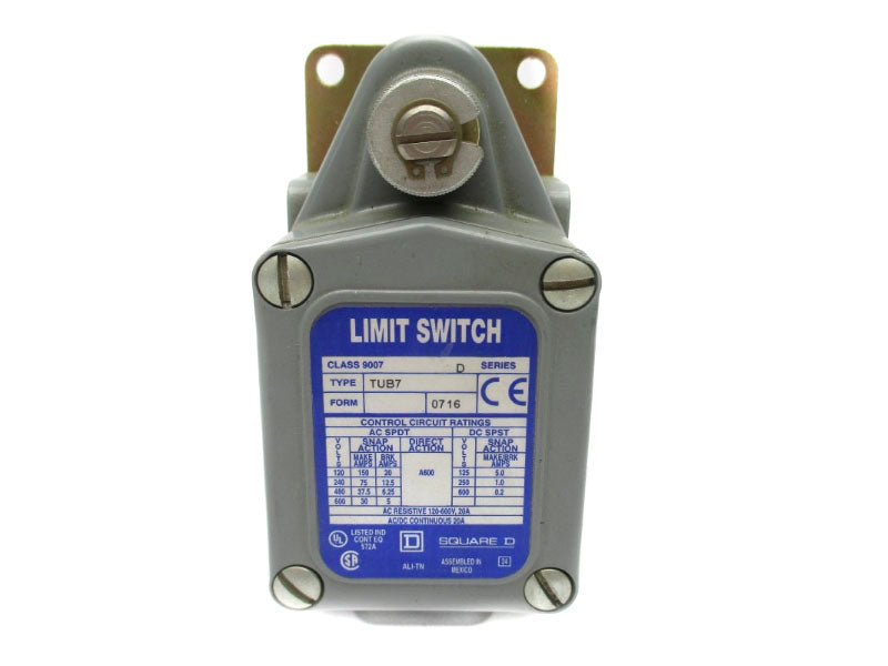 SQUARE D 9007TUB7 SER. D 600VAC 20A NSNP