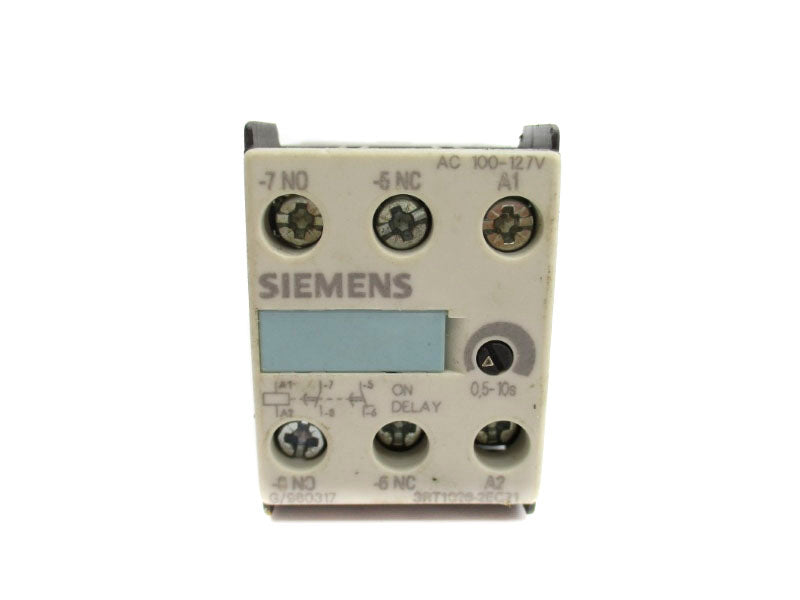 SIEMENS 3RT1926-2EC21 100-127VAC 3A 0.5-10S NUPI