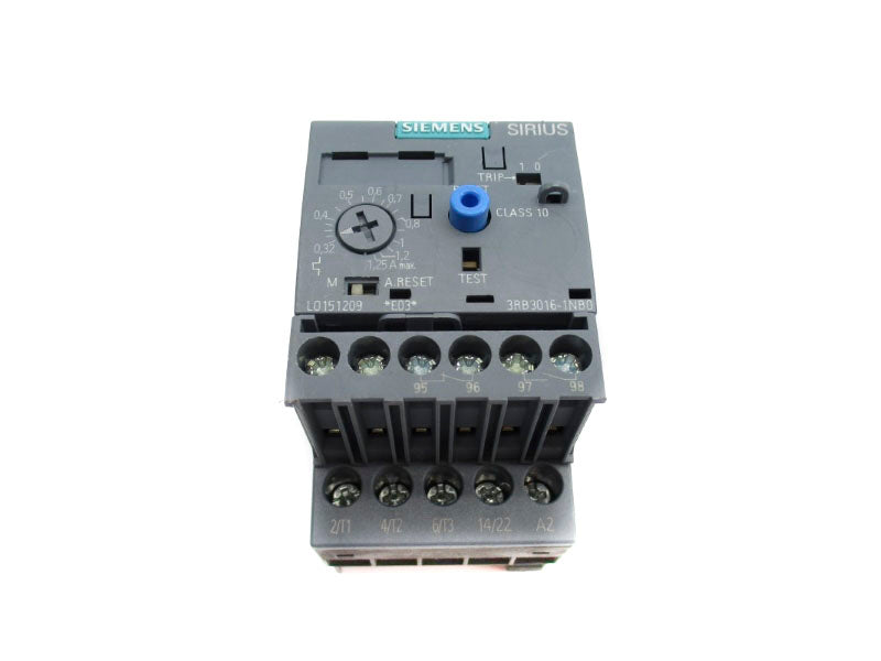 SIEMENS 3RB3016-1NB0 600VAC 0.32-1.25A NUPI