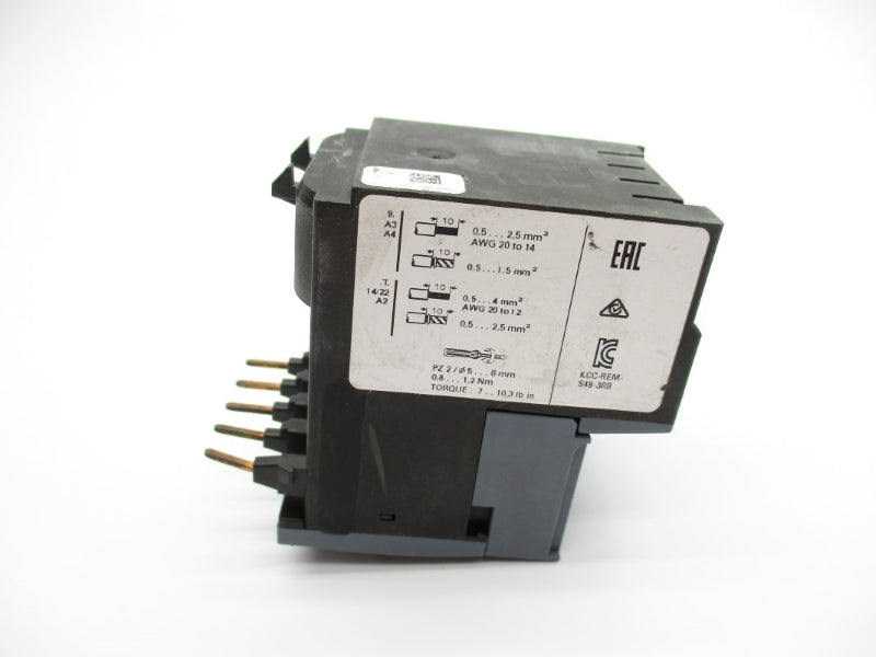 SIEMENS 3RB3016-1NB0 600VAC 0.32-1.25A NUPI