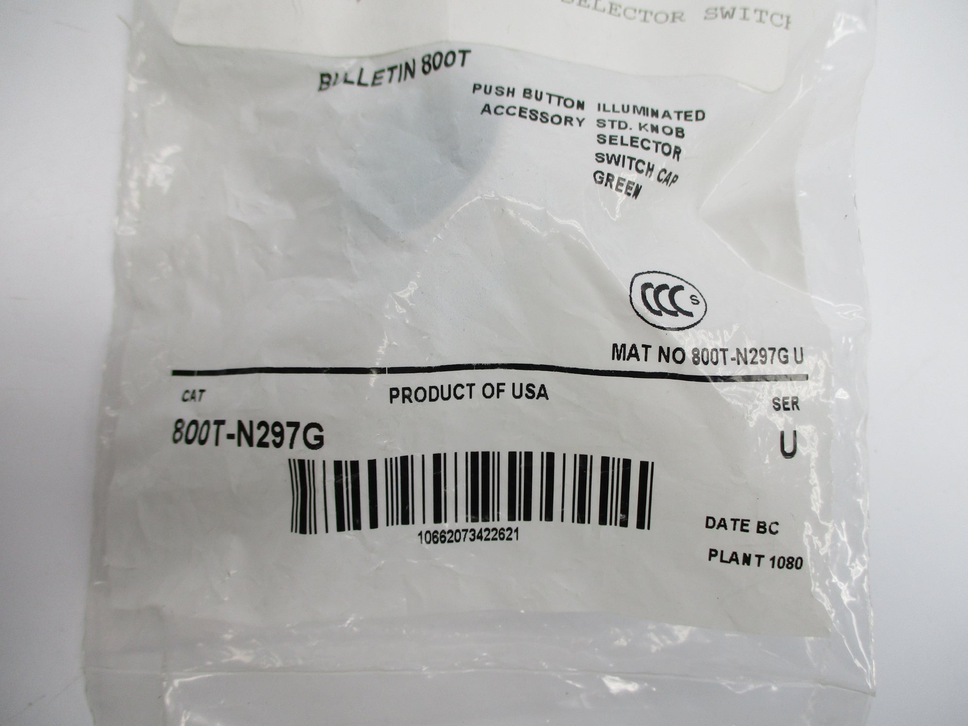 INDUSTRIAL SPARE PART 800T-N297G SER. U NSMP
