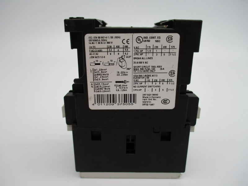 SIEMENS 3RT1023-1BB40 24VDC 40A NUPI