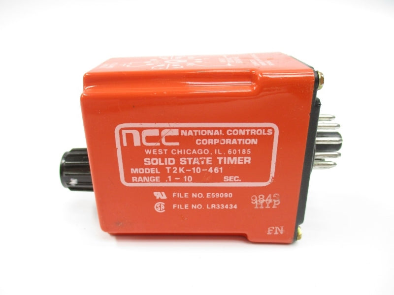 NATIONAL CONTROLS T2K-10-461 120VAC 10A .1-10S NSNP