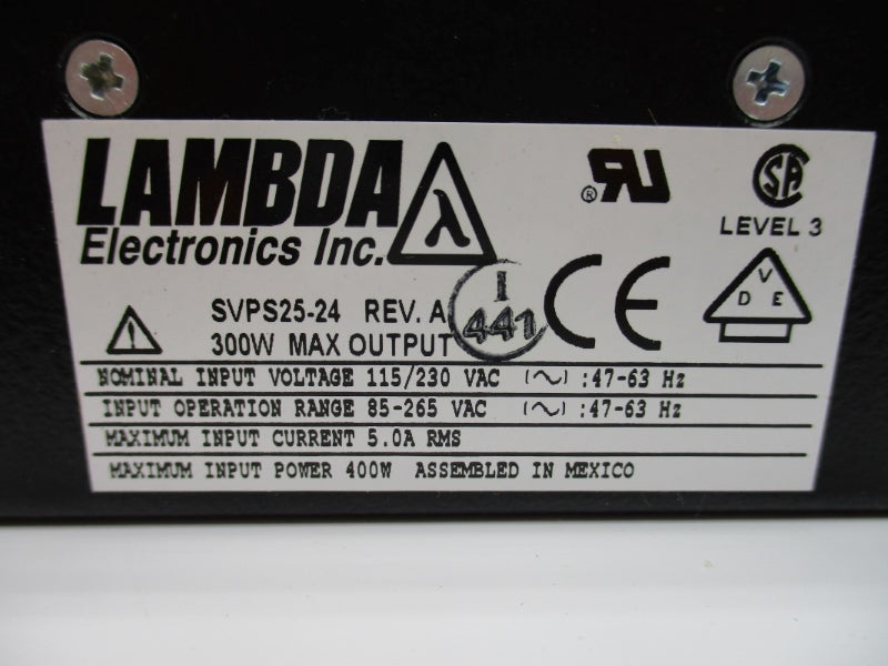 LAMBDA SVPS25-24 115/230VAC 5.0A NSNP