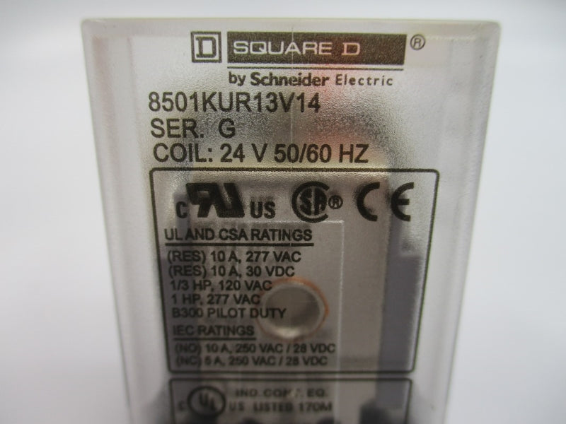 SQUARE D 8501KUR13V14 SER. G 24V 10A NSNP