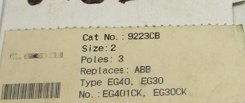 SPARE PART KIT 9223CB NSMP