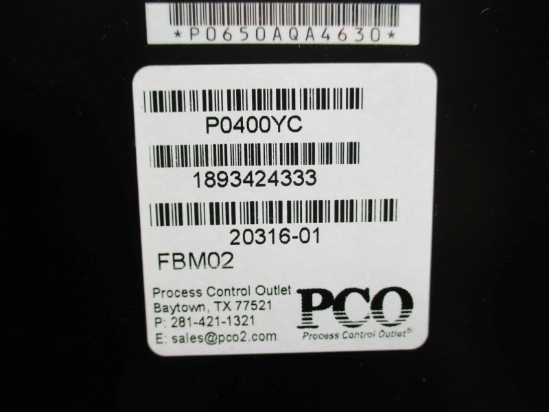 PROCESS CONTROL OUTLET P0400YC FBM02 NSNP