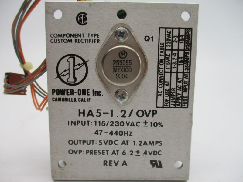 POWER-ONE HA5-1.2/OVP 115/230VAC 1.2A NSNP