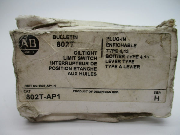ALLEN BRADLEY 802T-AP1 SER. H 120-600VAC 60A (WH) NSMP