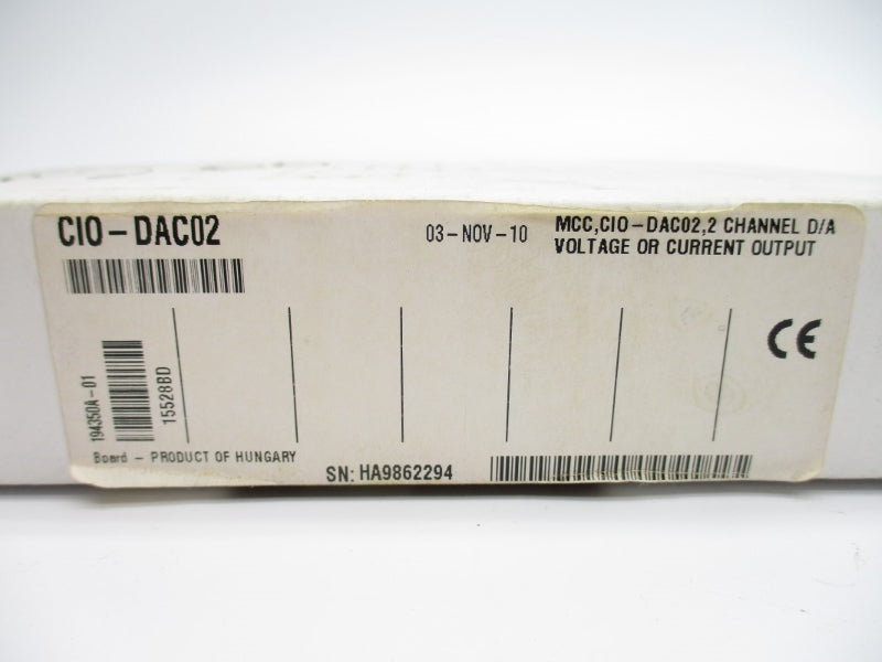MEASUREMENT COMPUTING CIO-DAC02 NUPI