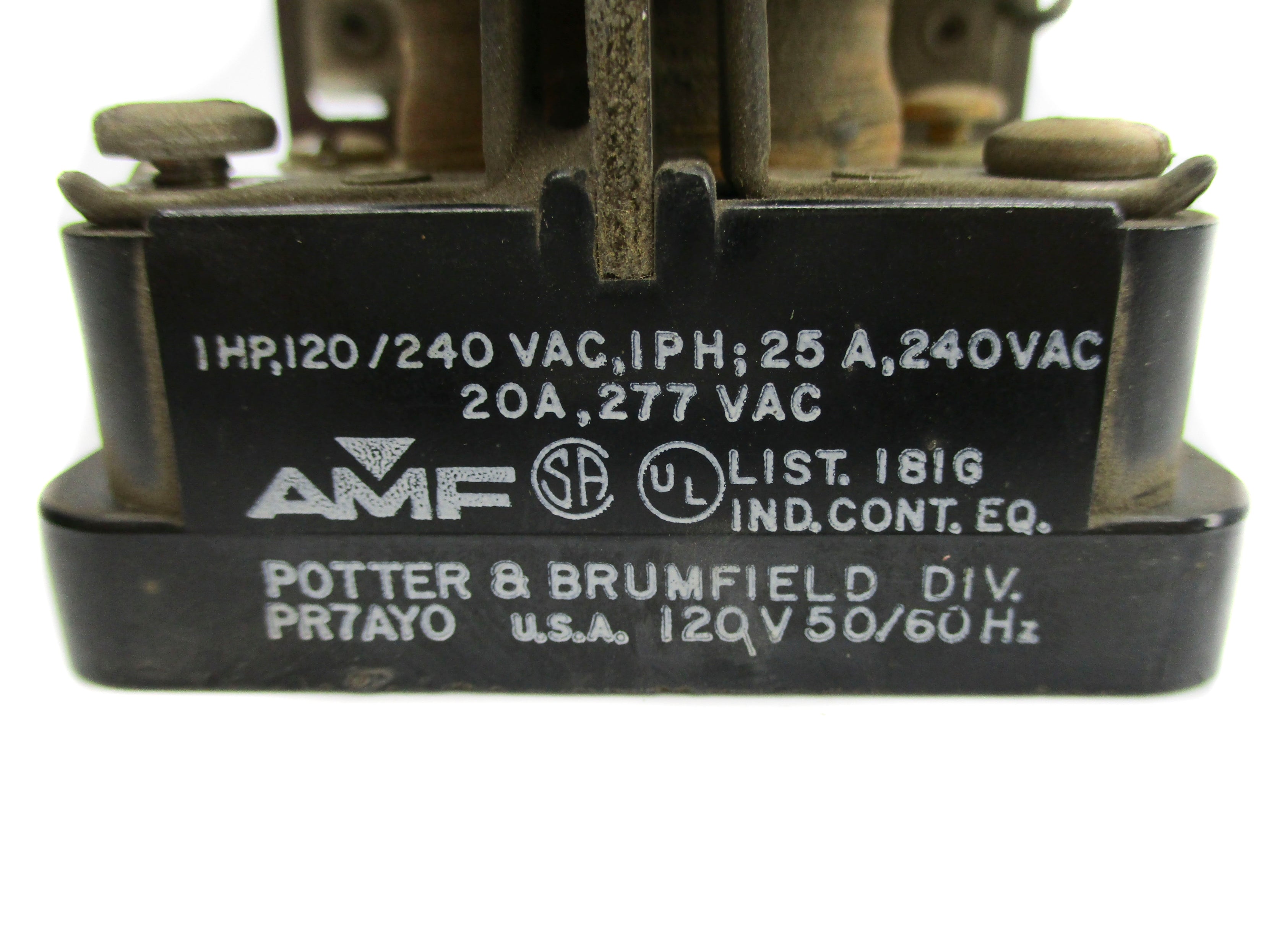POTTER & BRUMFIELD PR7AY0 20A 240VAC  UNMP