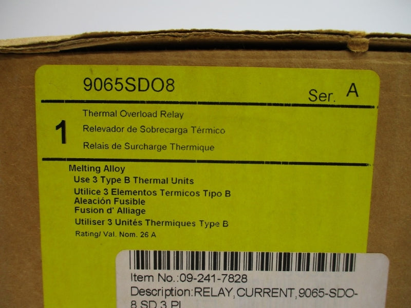 SQUARE D 9065SDO8 SER. A NSMP